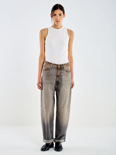Jeans Laila effetto Sporco Ruggine