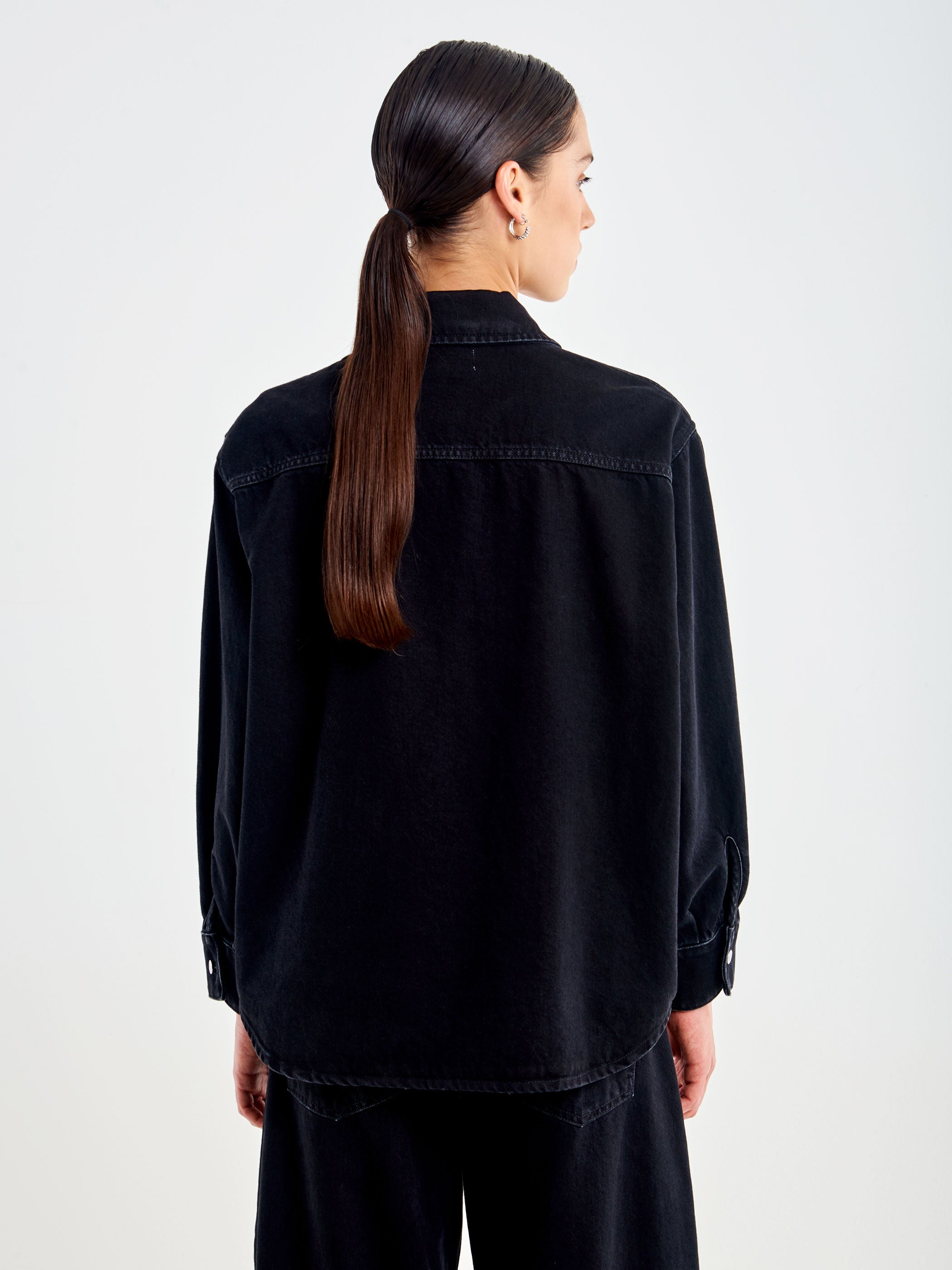 Giacca Denim con Zip