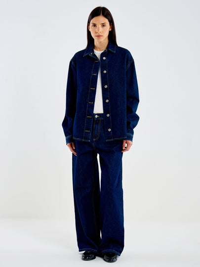 Camicia in Denim Rinse