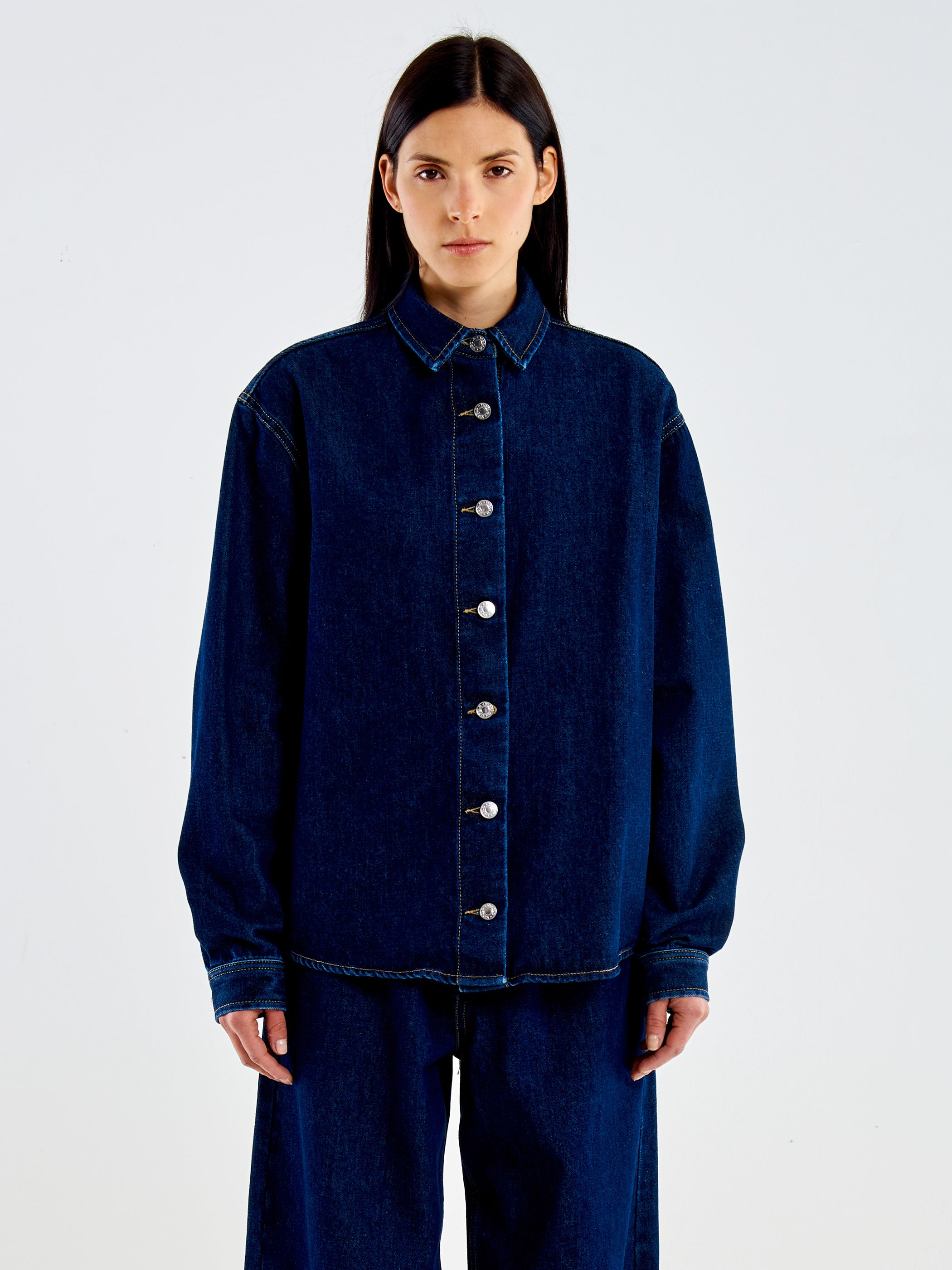 Camicia in Denim Rinse