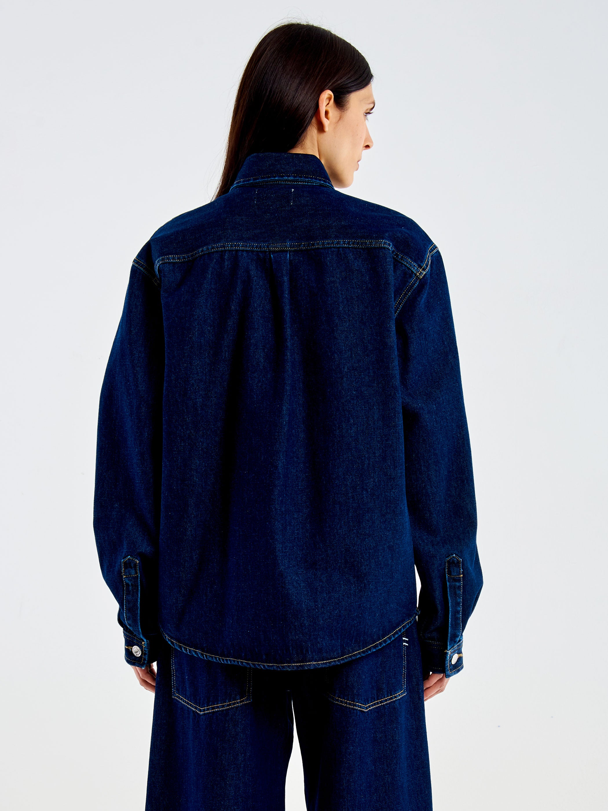 Camicia in Denim Rinse