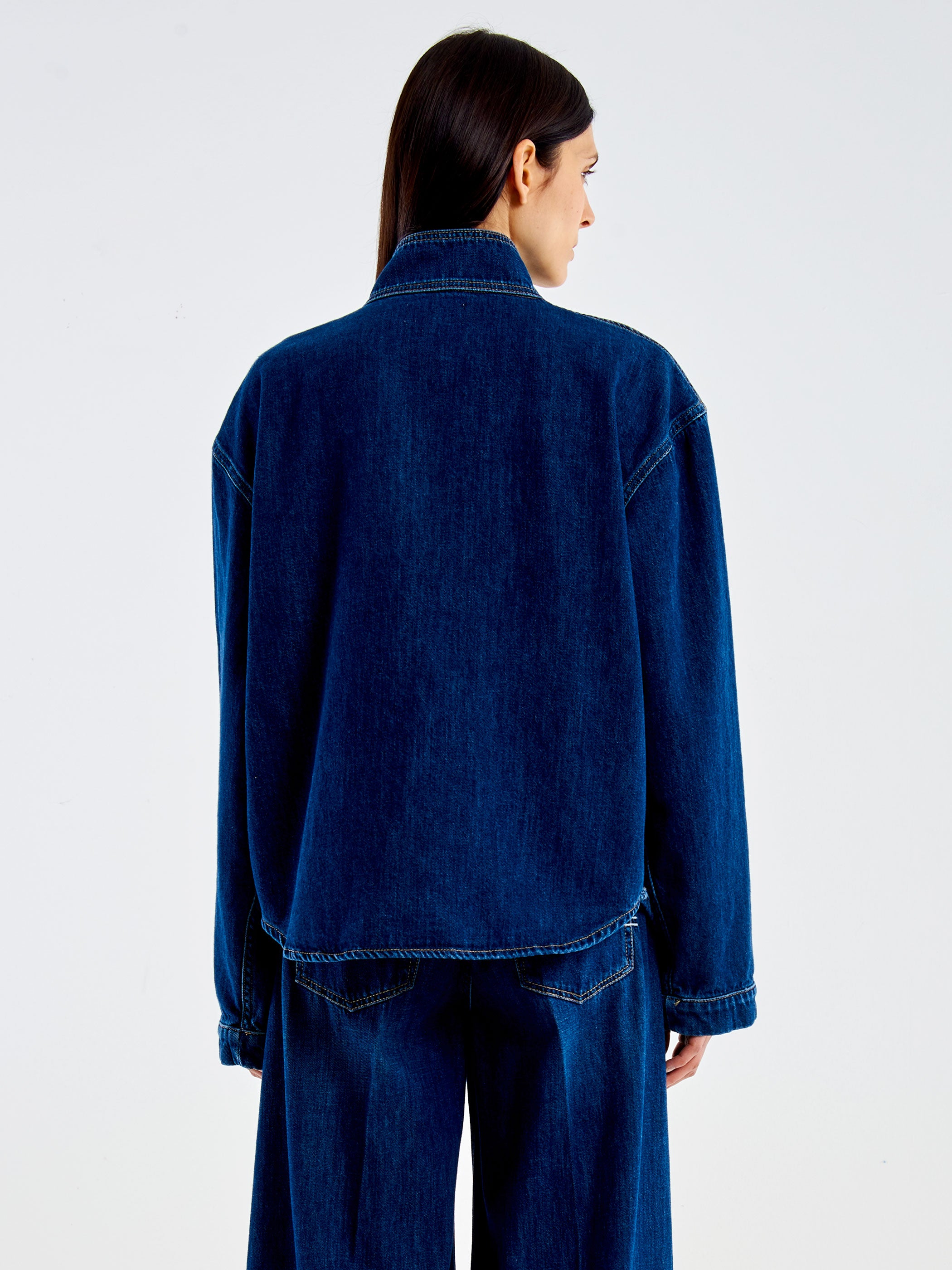 Camicia in Jeans con Taschino