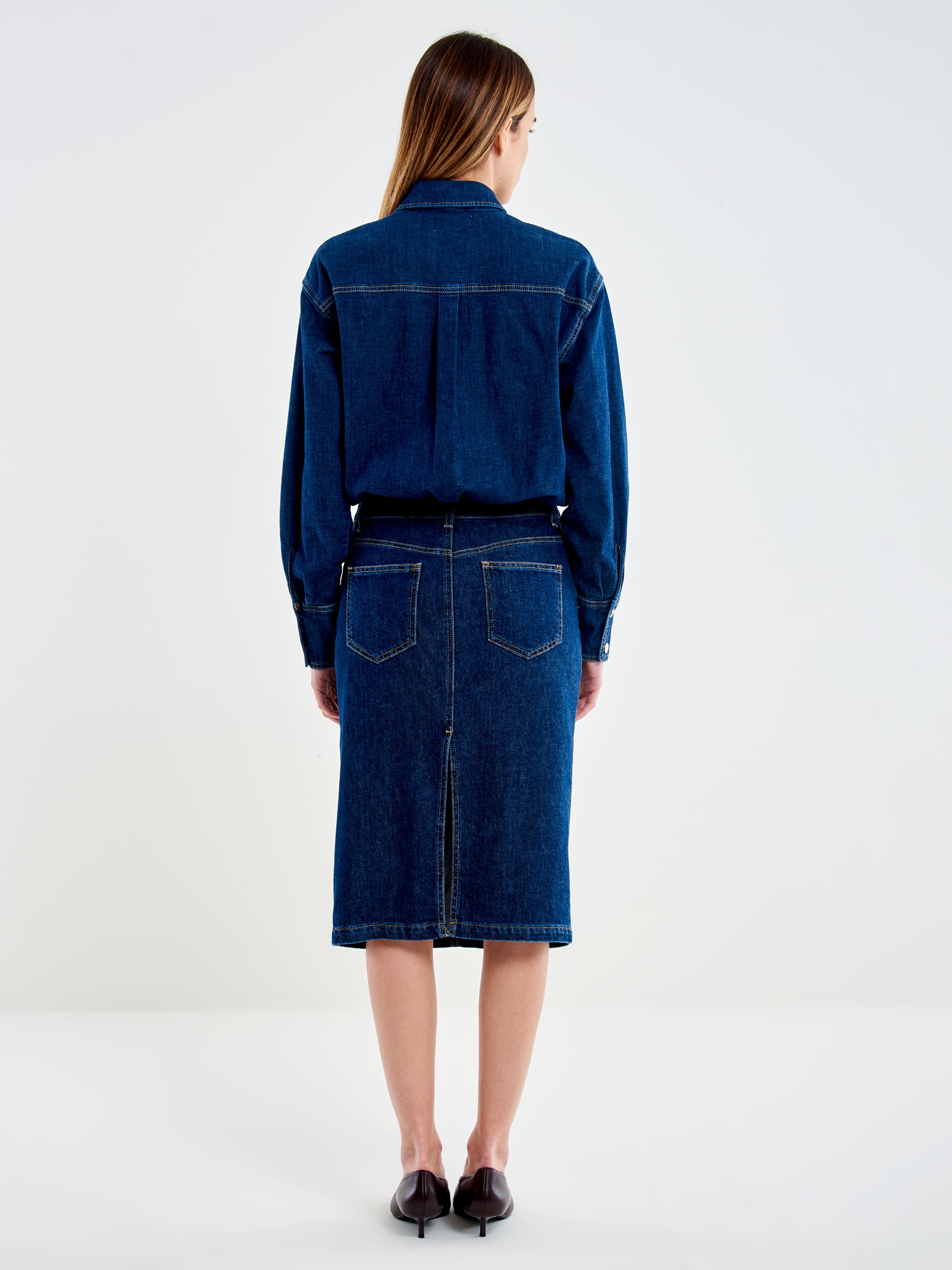Abito Longuette in Denim