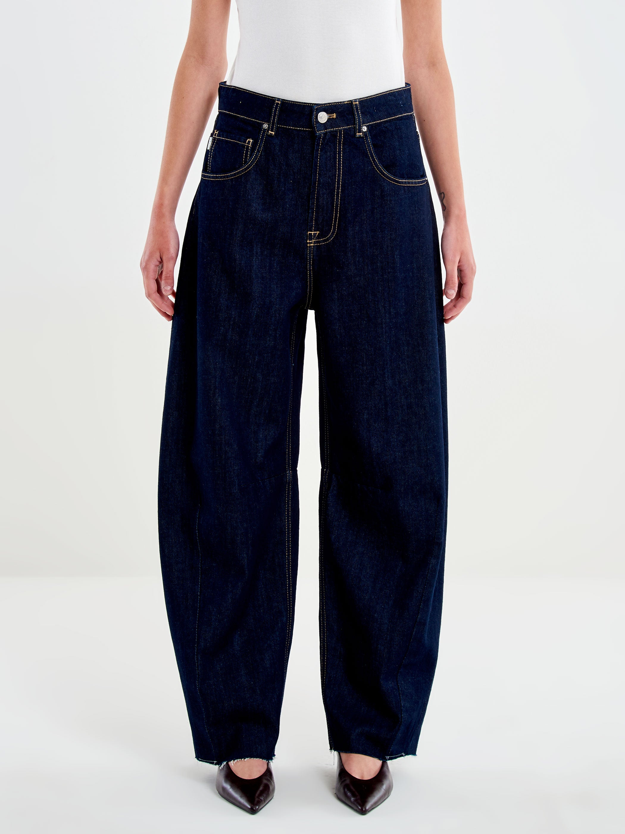 Jeans Delia Barrel Denim Rinse