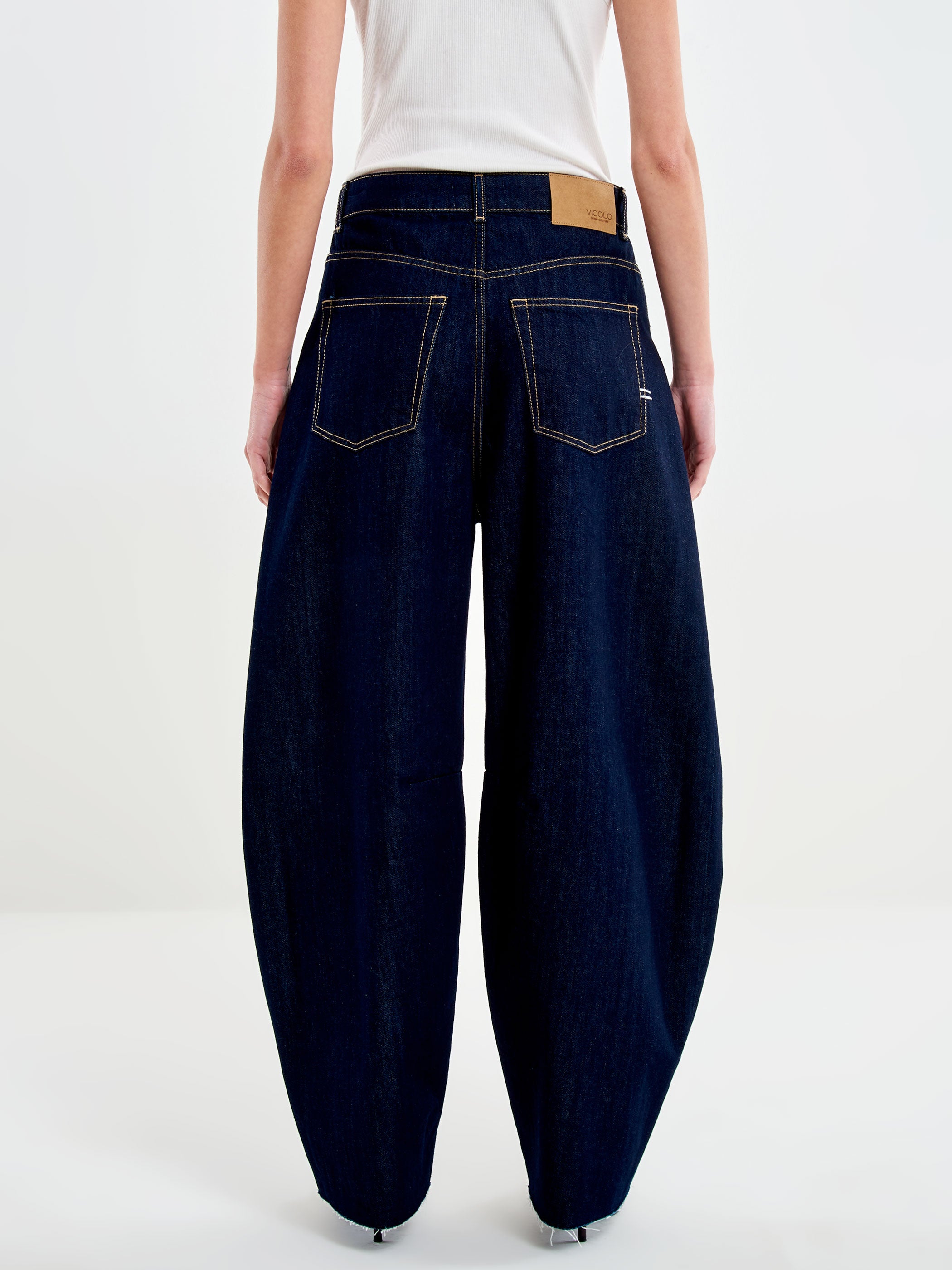 Jeans Delia Barrel Denim Rinse