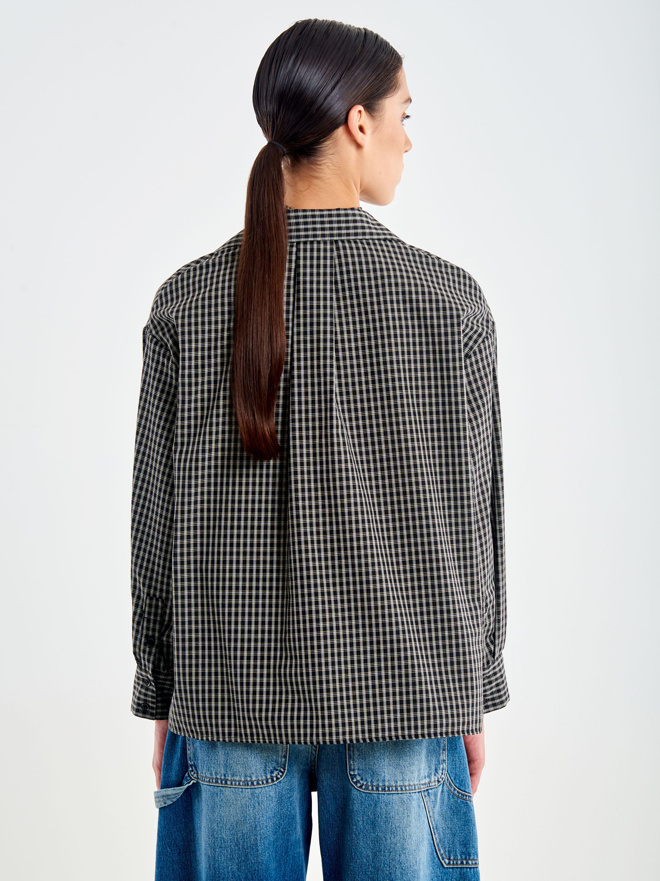 Camicia con Choker a Fiore