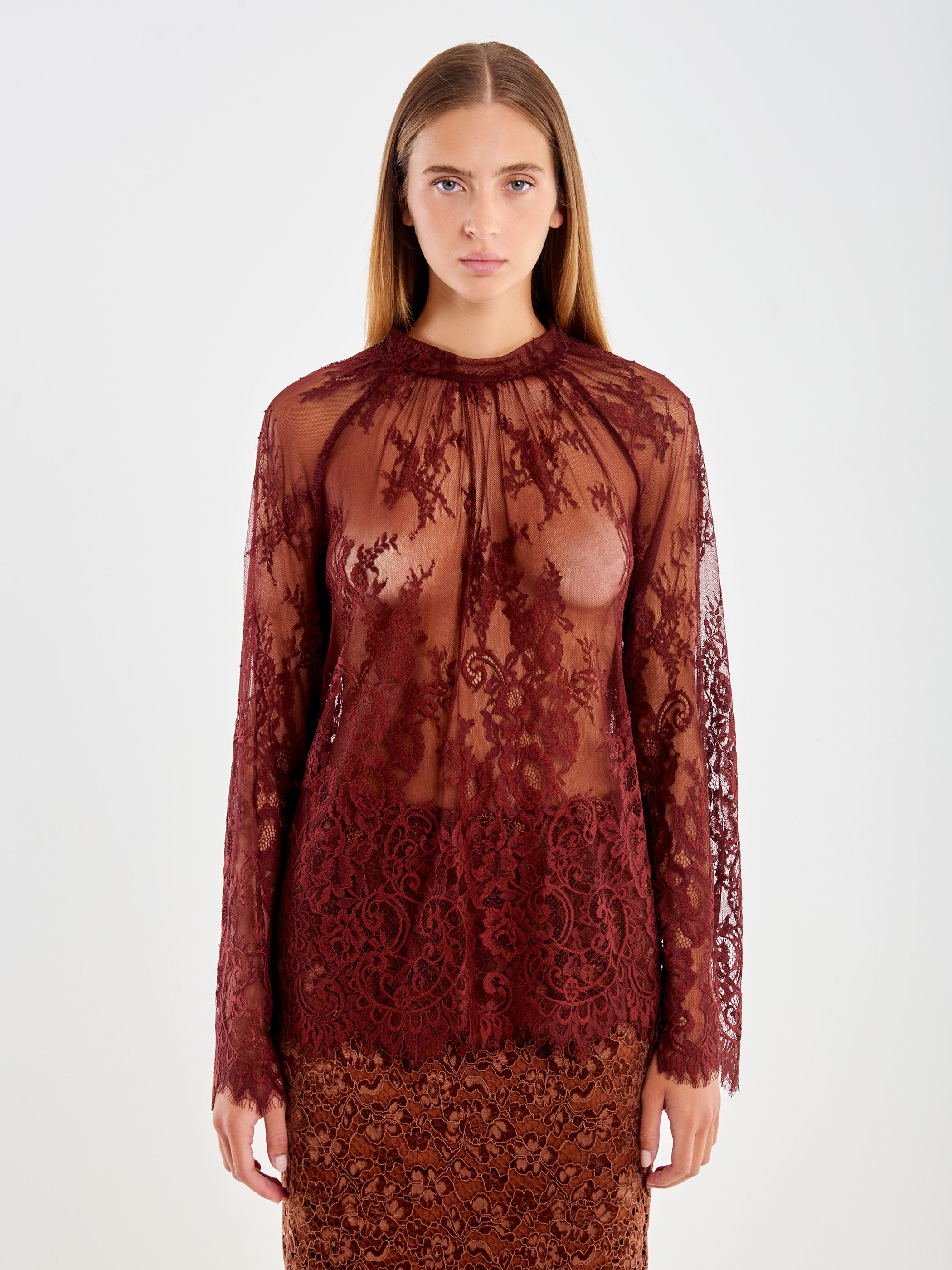 Blusa in Pizzo